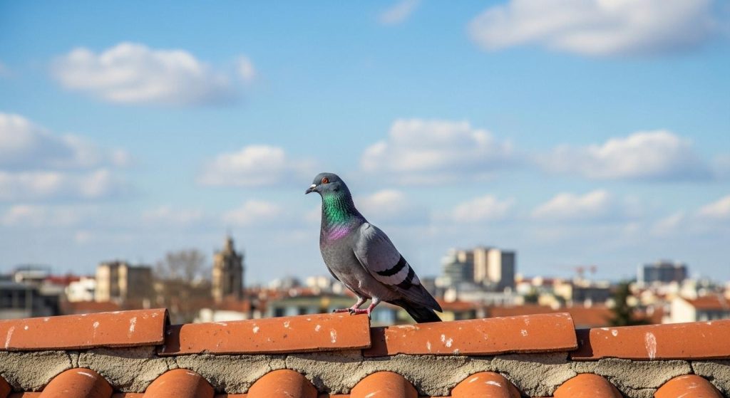 pigeon sur le toit signification